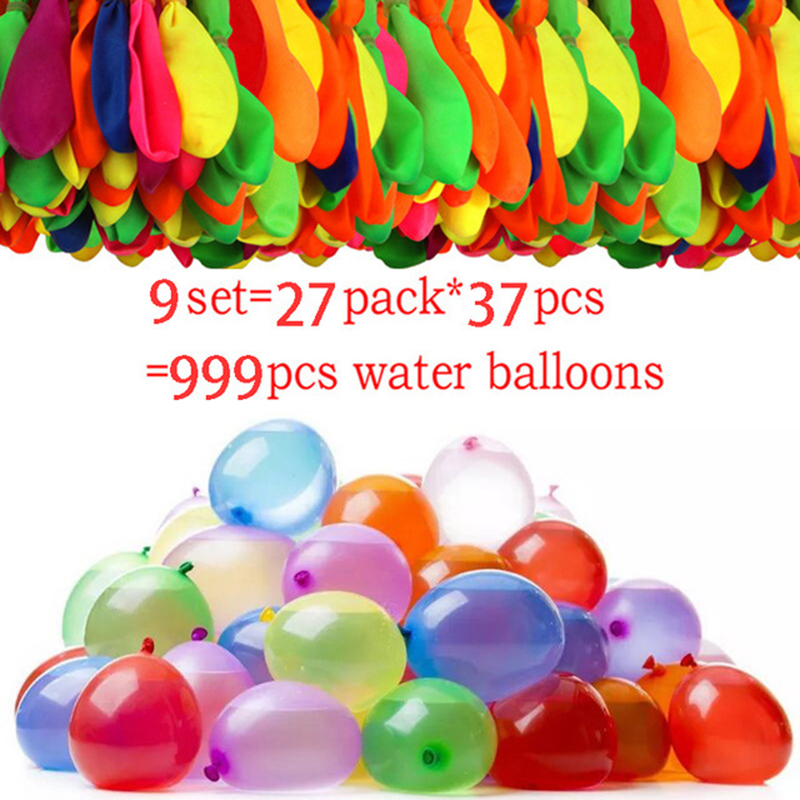 Party Games Bomb - 999 قطعة قنابل المياه السريعة طرد