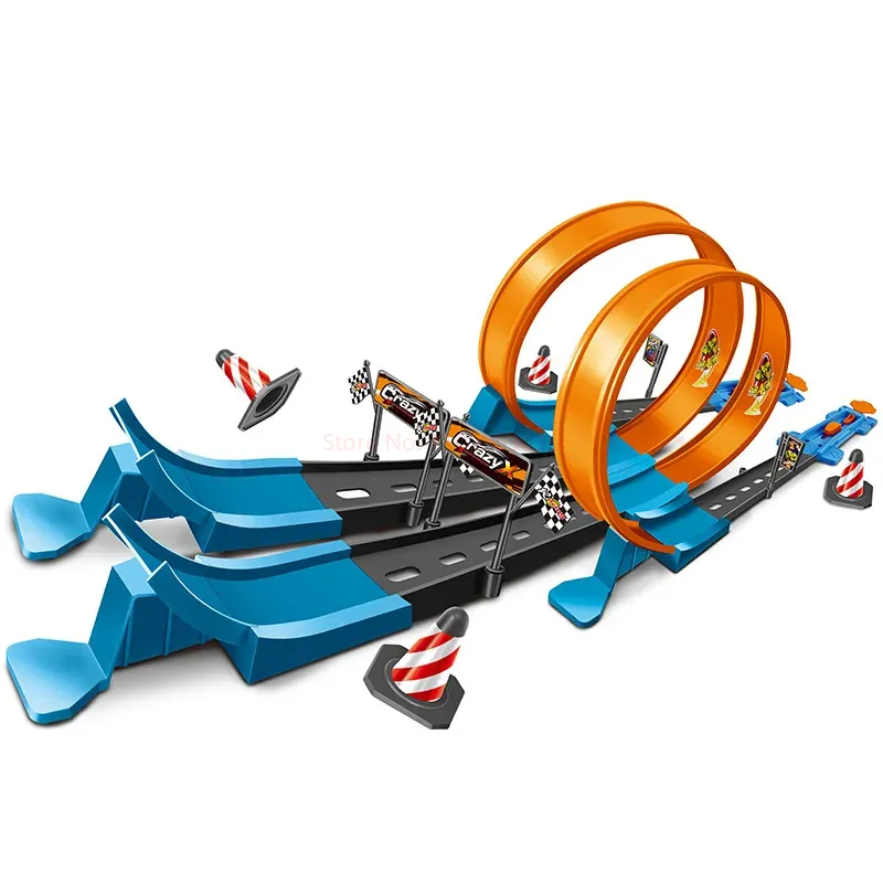 Hot Wheels Car Track Sets - لعبة سيارات السباق السريعة المثيرة، مسار