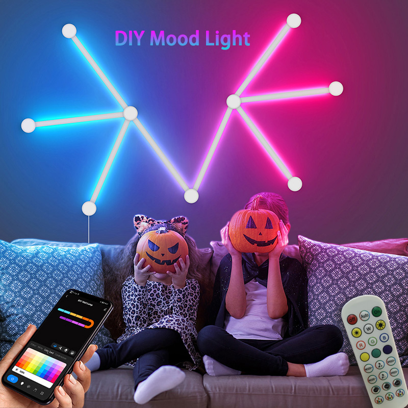 Party Games Switch - مصباح حائط RGB ذكي، شريط إضاءة