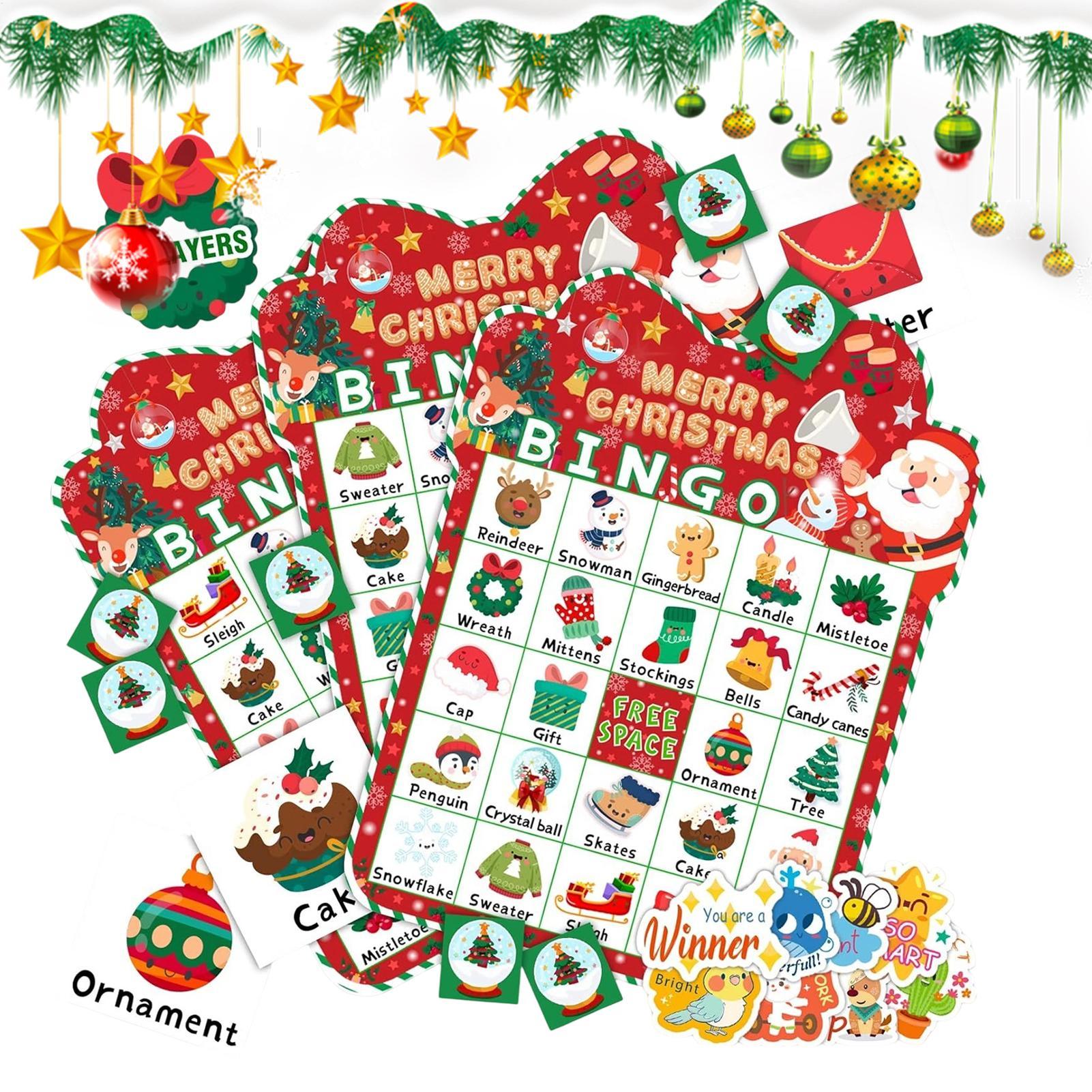 Party Games Bingo - مجموعة بطاقات مكونة من 24 بطاقة