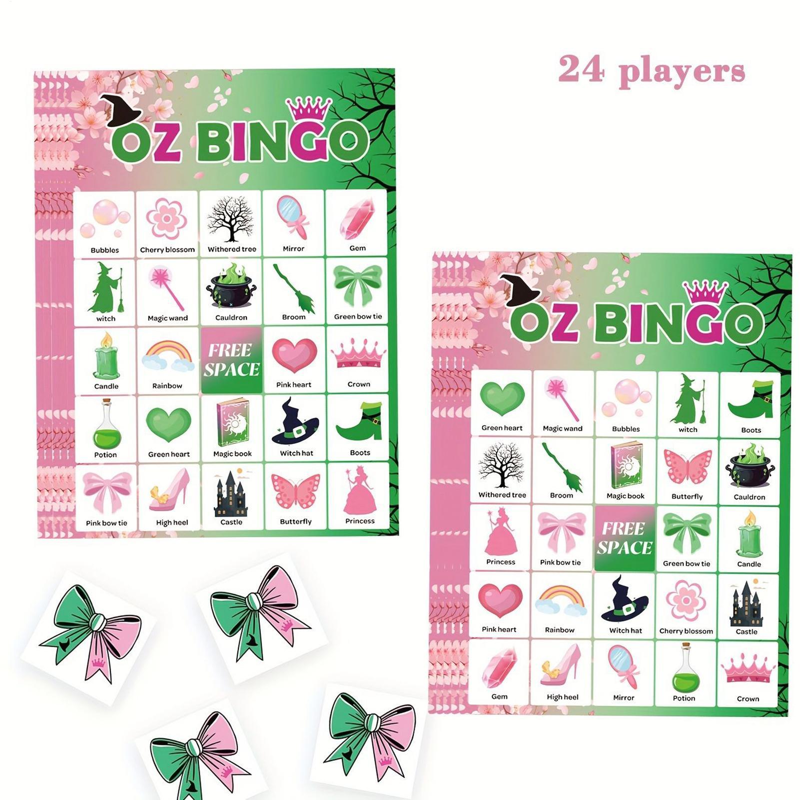 Party Games Bingo - لعبة البنغو للهالوين للأطفال والكبار مكونة