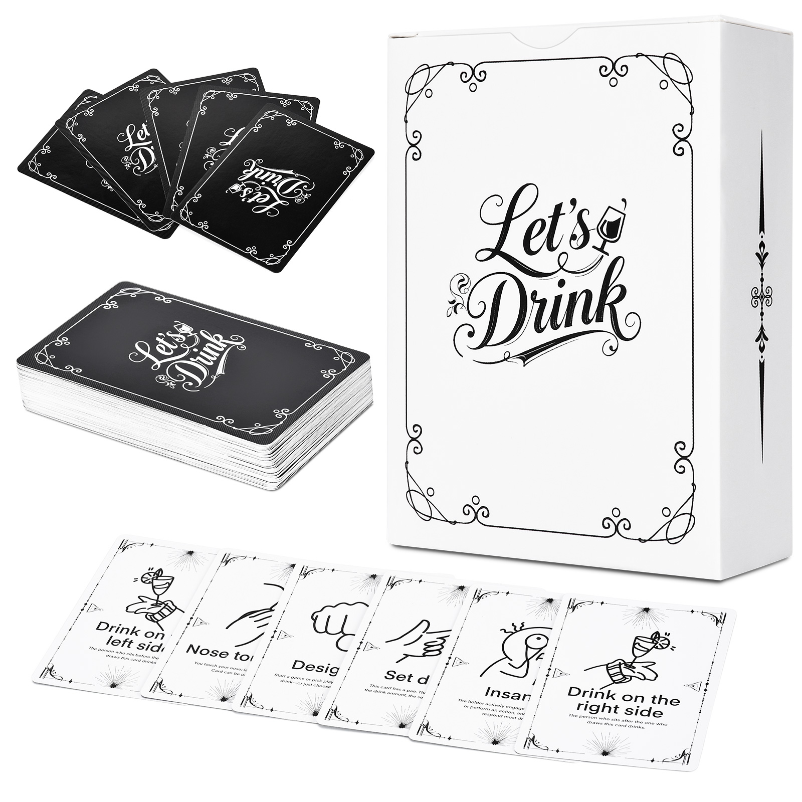 Party Games Adults Drinking - بطاقات ألعاب الشرب للبالغين - 52