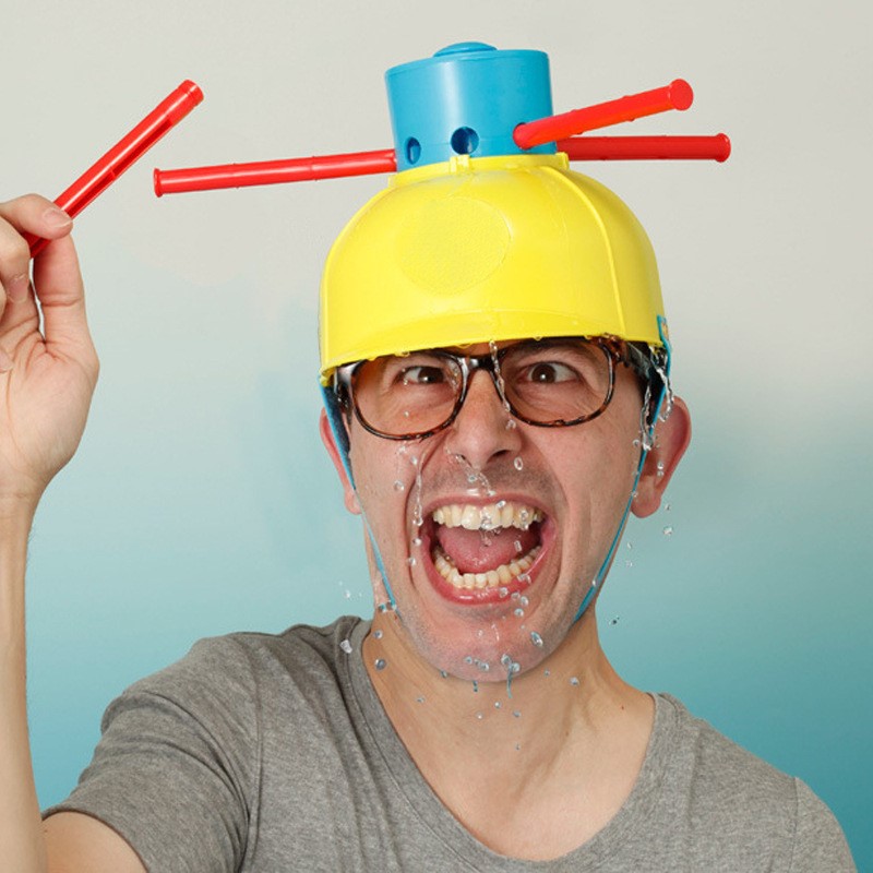 Party Games No Props - قبعة لعبة الرأس المبللة، قبعة تحدي