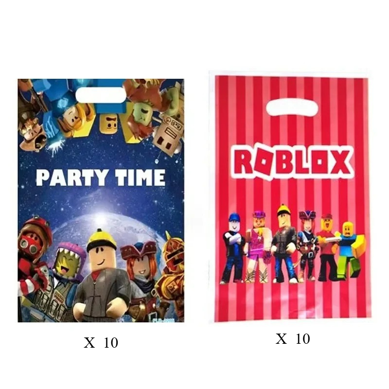 Party Games In Roblox - حقائب تسوق بلاستيكية صديقة للبيئة بتصميم