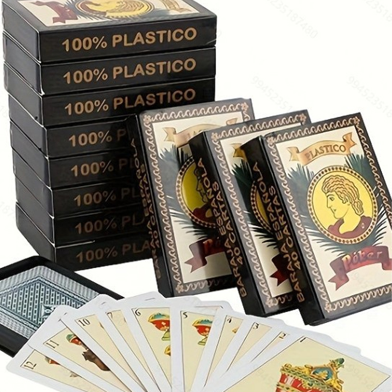 أوراق لعب بلاستيكية مقاومة للم - مراجعة Party Games In Spanish وسعره