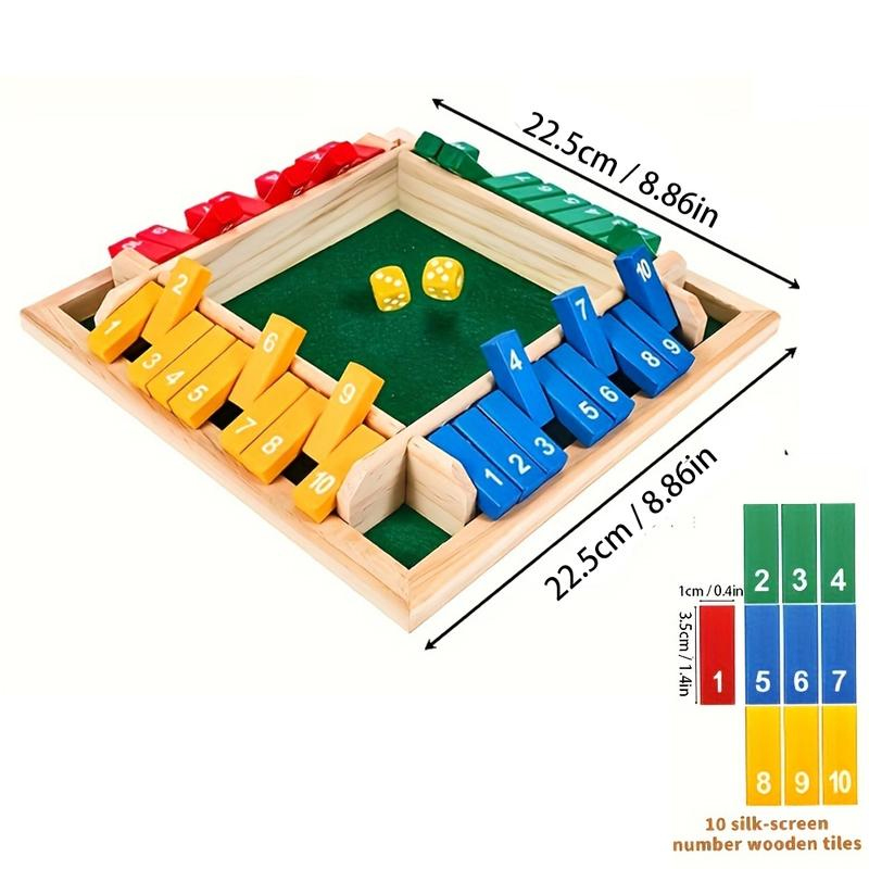 لعبة صندوقية خشبية بأحجار نردي - مراجعة Party Games For 7 People وسعره