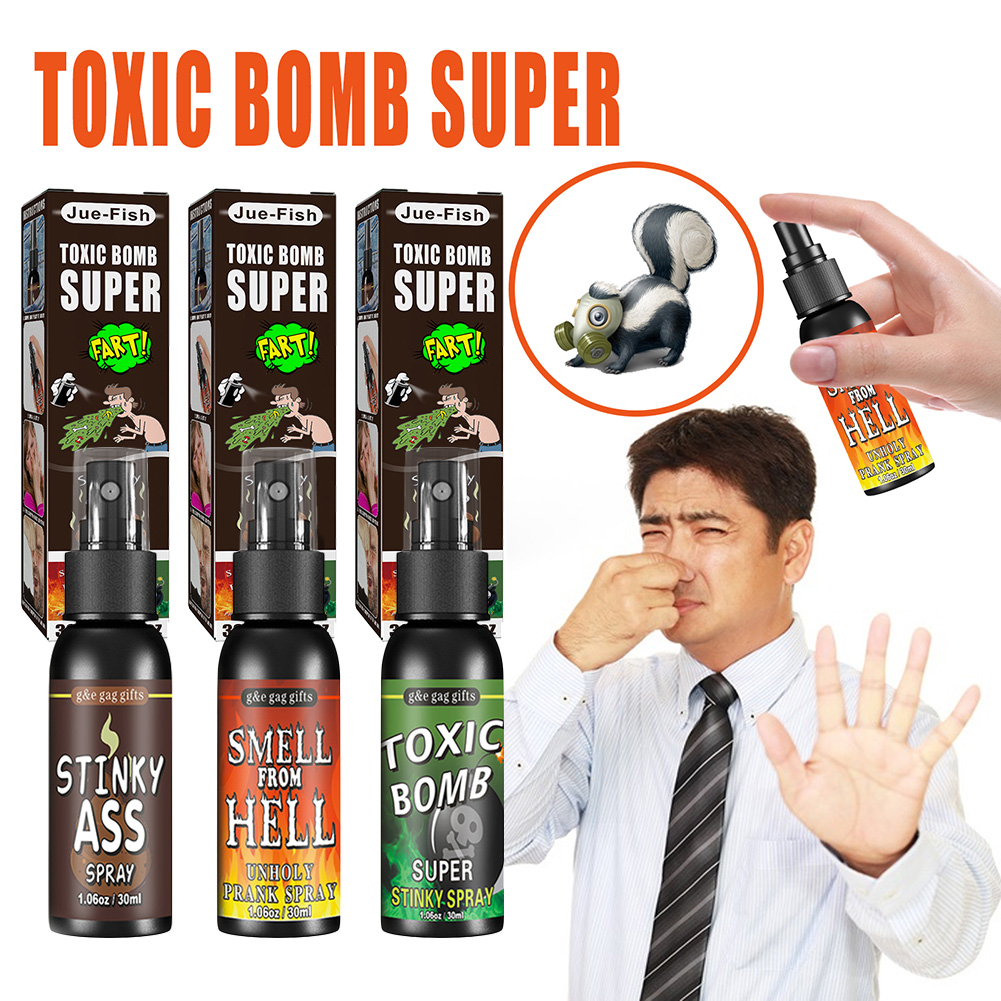 3 قطع/مجموعة 30 مل بخاخ غاز ال - مراجعة Party Games Bomb وسعره