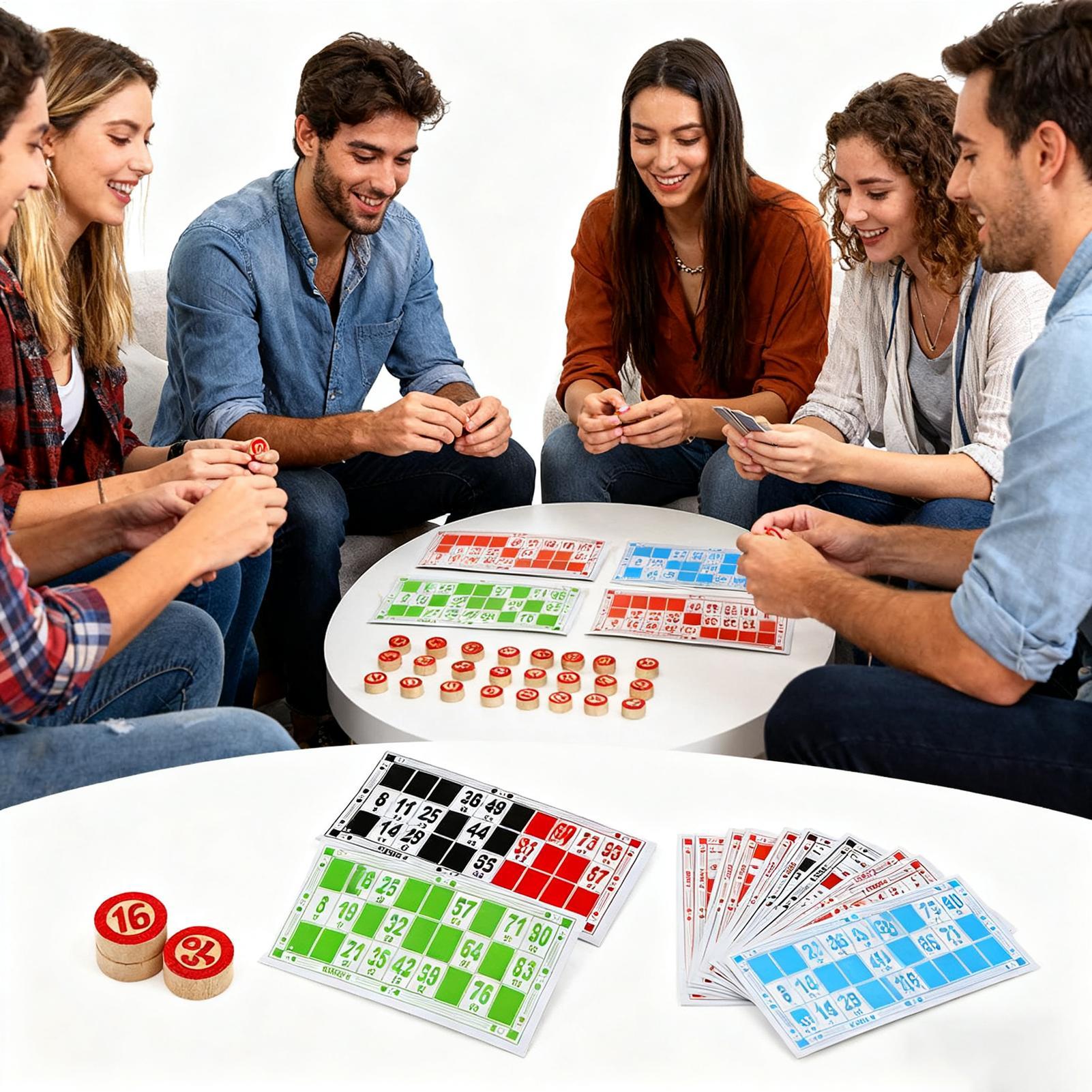 مجموعة لعبة بينجو خشبية عتيقة  - مراجعة Party Games Bingo وسعره