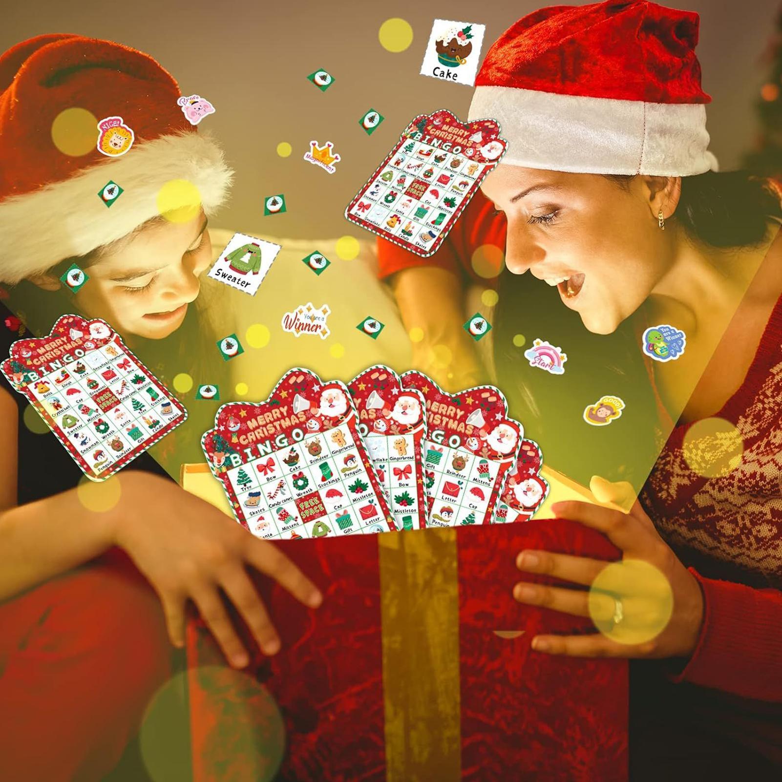 بطاقات عيد الميلاد البنغو للأط - مراجعة Party Games Bingo وسعره