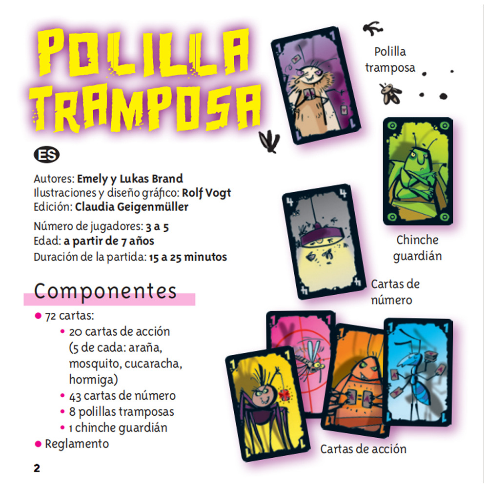 لعبة بطاقات اللعب Polilla Tram - مراجعة Party Games In Spanish وسعره