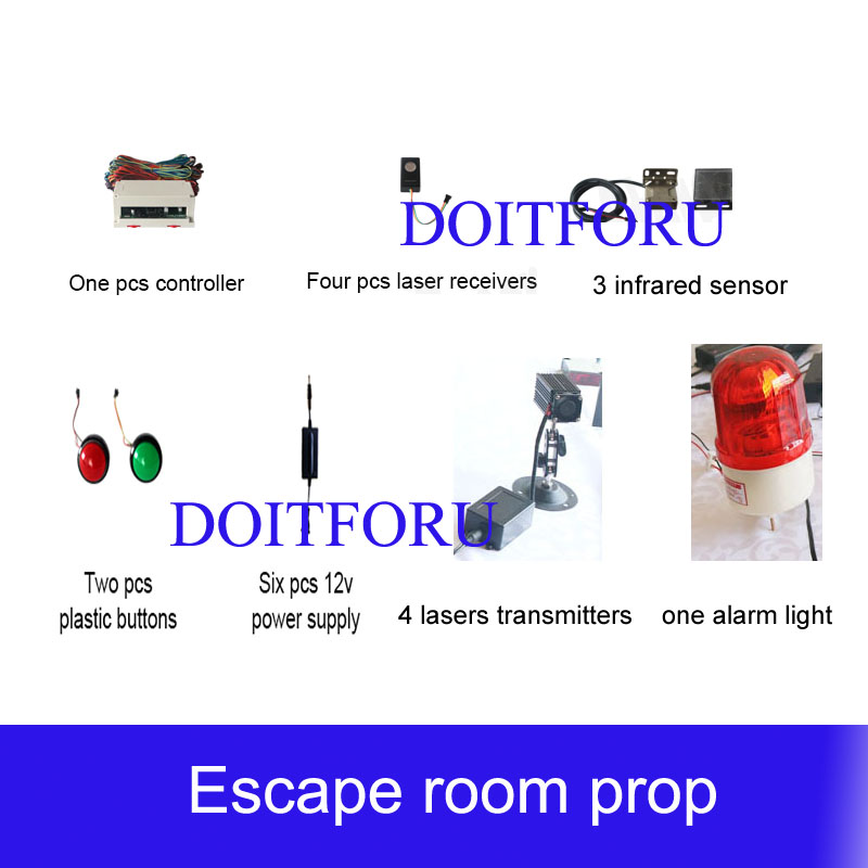 مجموعة ليزر لغرفة الهروب لعبة  - مراجعة Party Games No Props وسعره
