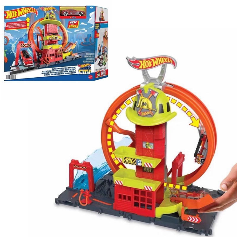 حقيقية الساخنة عجلات HKX41 مدي - مراجعة Hot Wheels Car Track Sets وسعره