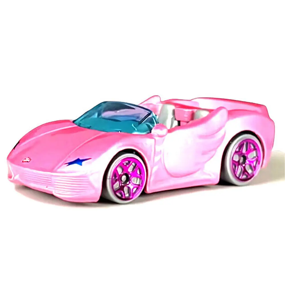 العجلات الساخنة الوردي باربي ا - مراجعة Hot Wheels Car Track Sets وسعره