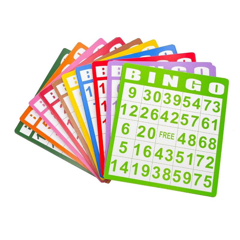 50/100 قطعة من بطاقات البينجو  - مراجعة Party Games Bingo وسعره