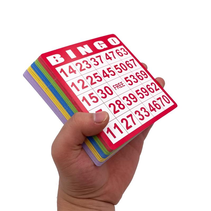50/100 قطعة من بطاقات البينجو  - مراجعة Party Games Bingo وسعره