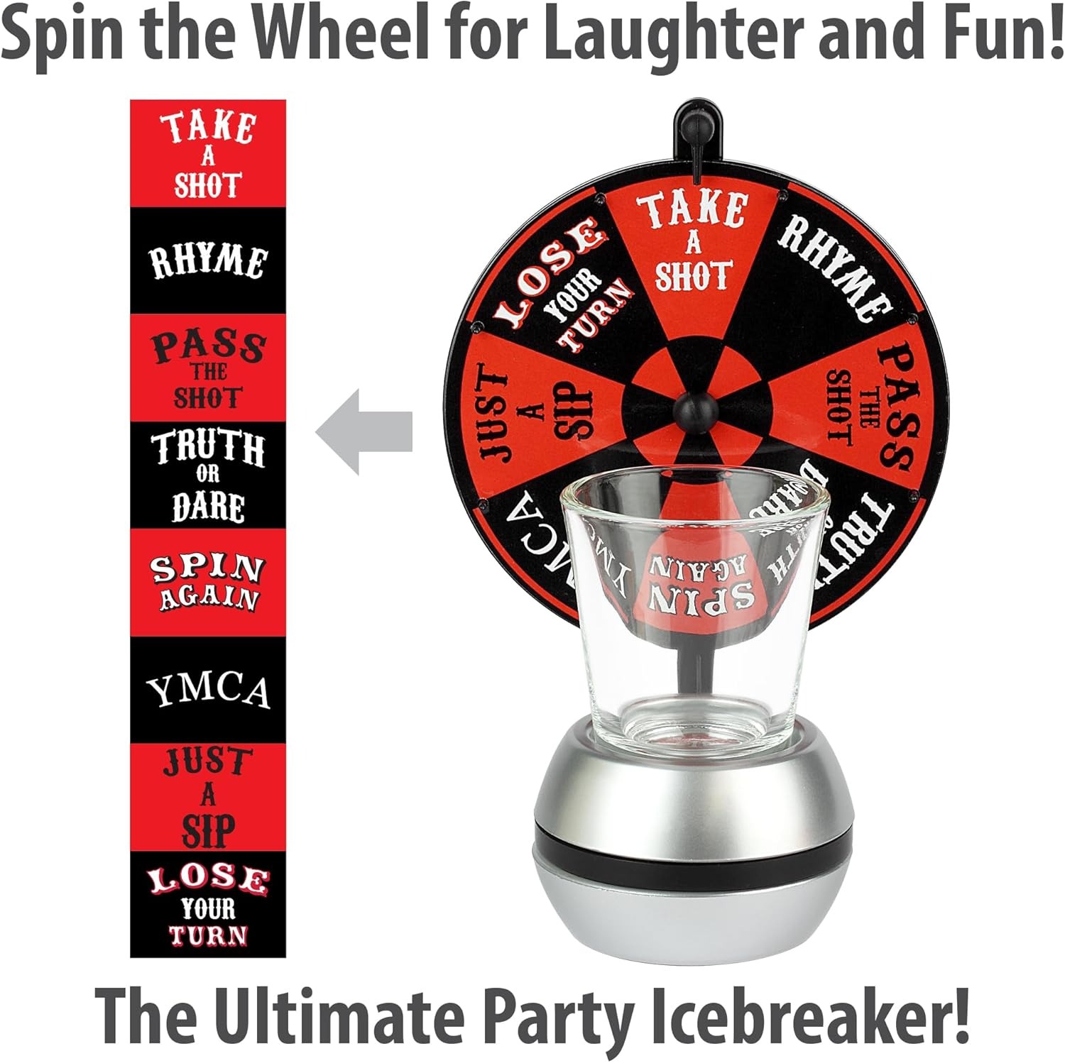 لعبة Spin The Wheel Shot Drink - مراجعة Party Games Spin The Wheel وسعره