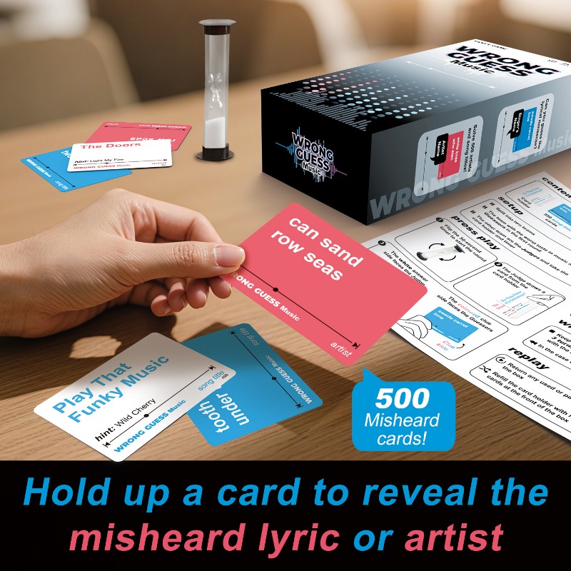 500 بطاقة كلمات أغاني مضحكة، ل - مراجعة Party Games Quotes وسعره